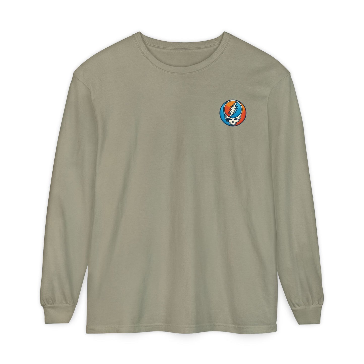 Twisted Stealie Two-Sided Vineyard Collection Garment-dyed Long Sleeve T-Shirt