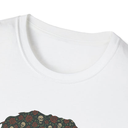 Skull & Roses Jerry Life is dead. T-Shirt