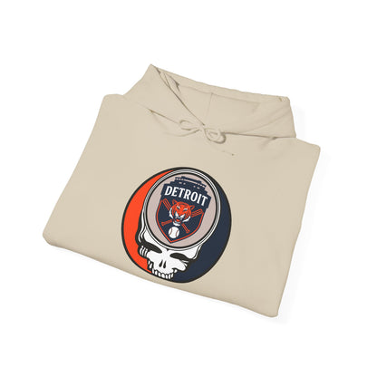 Detroit Tigers Grateful Dead Unisex Heavy Blend Hoodie - Hooded Sweatshirt