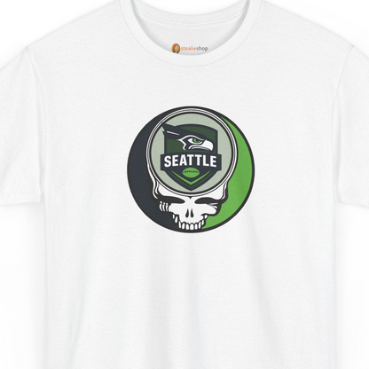 Seattle Football Grateful Dead Steal Your Face T-Shirt - NFL