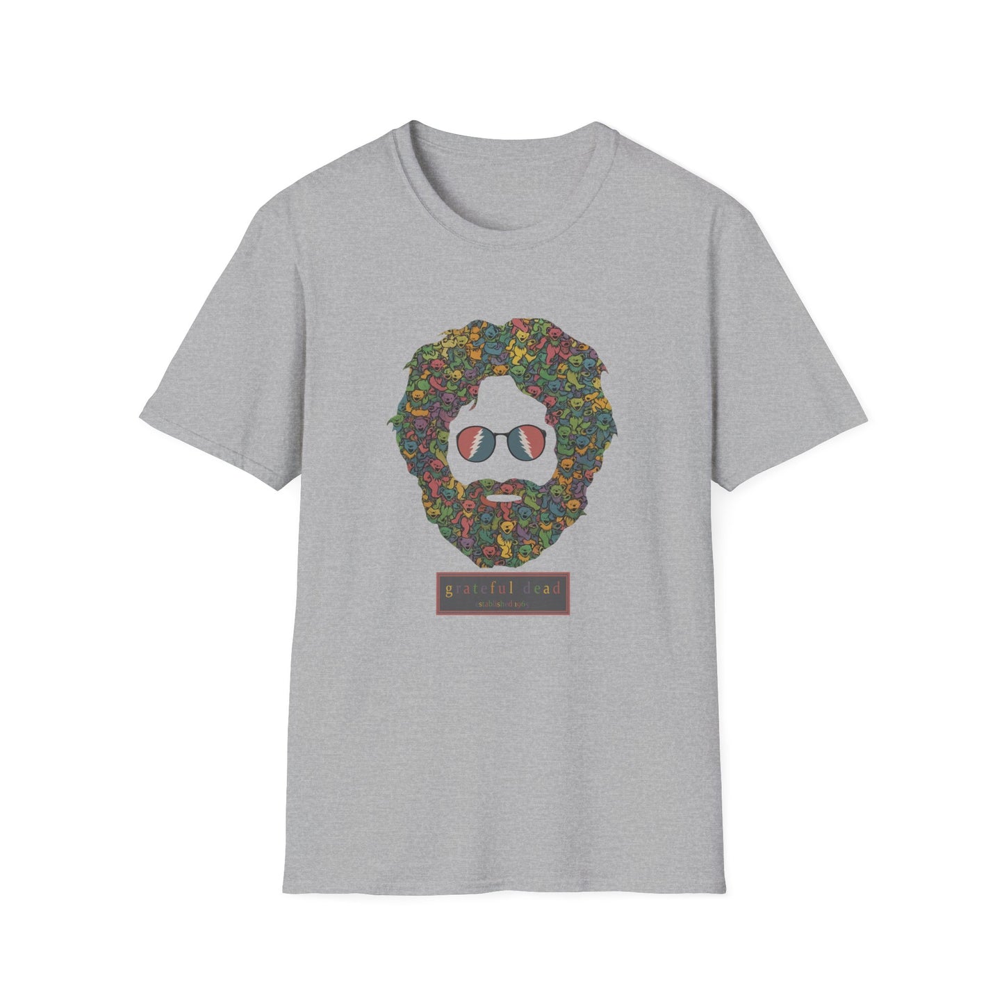 Jerry Garcia Dancing Bears Face - Vineyard Collection Grateful Dead TShirt
