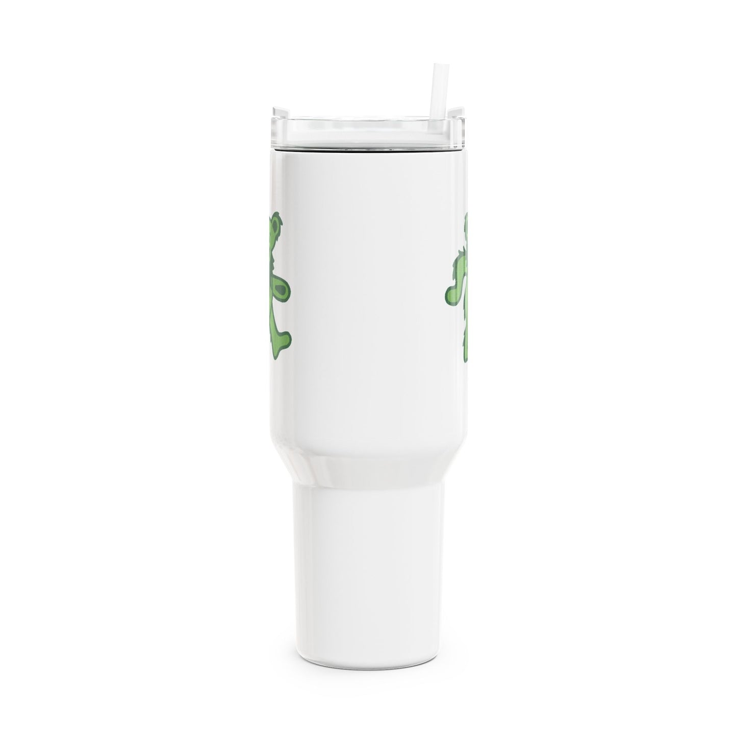 Green Dancing Bear "Fat Man" Tumbler,  Double Insulated 40oz Travel Mug