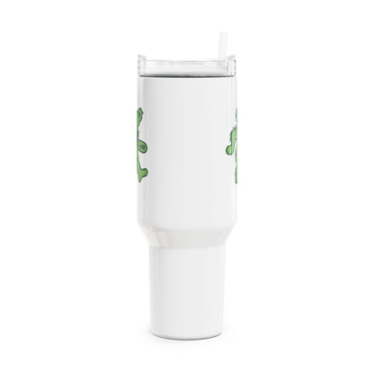 Green Dancing Bear "Fat Man" Tumbler,  Double Insulated 40oz Travel Mug