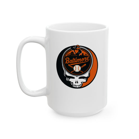 Baltimore Orioles Stealie Ceramic Mug - MLB