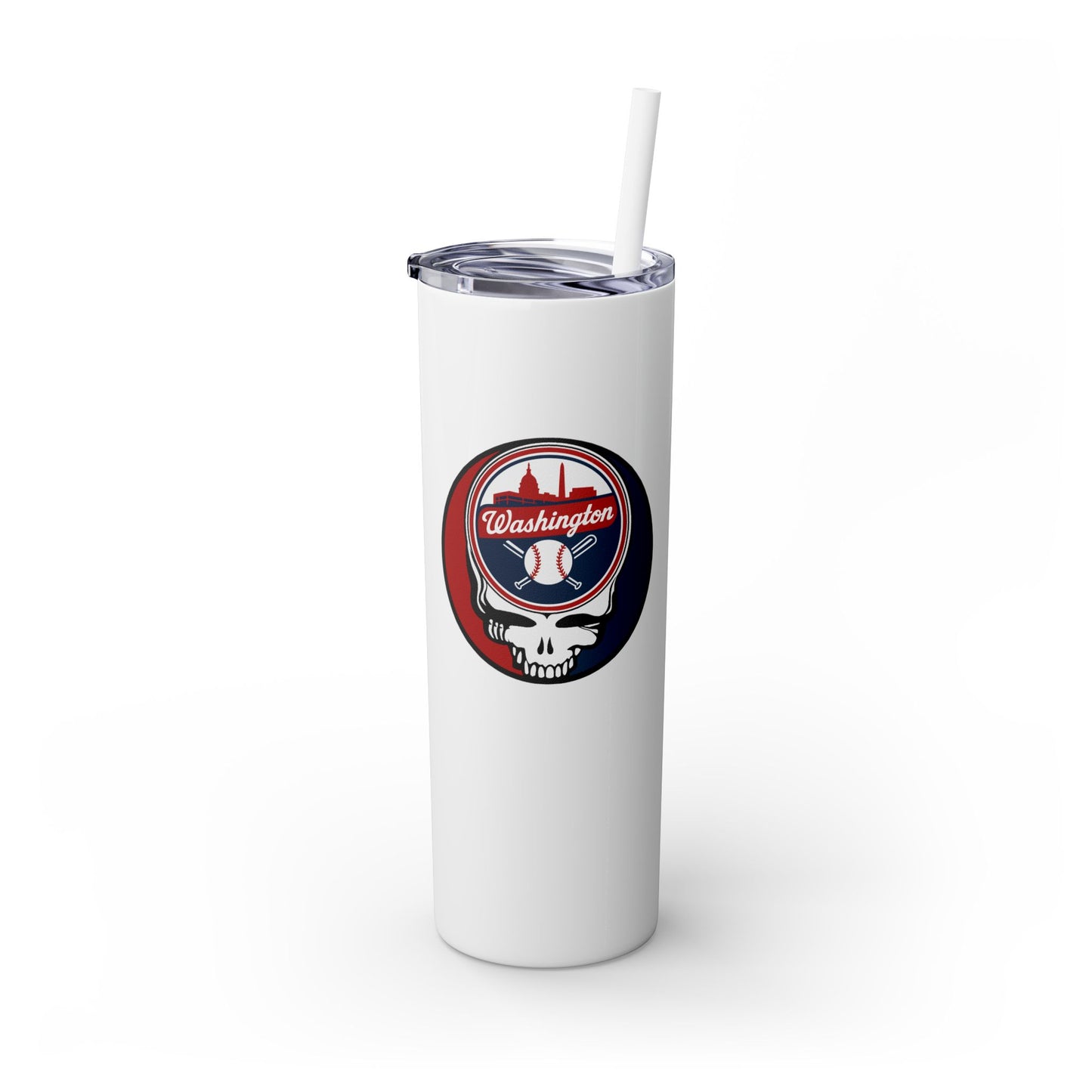 Washington Nationals Skinny Tumbler with Straw, 20oz