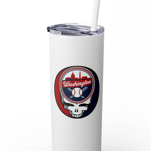 Washington Nationals Skinny Tumbler with Straw, 20oz