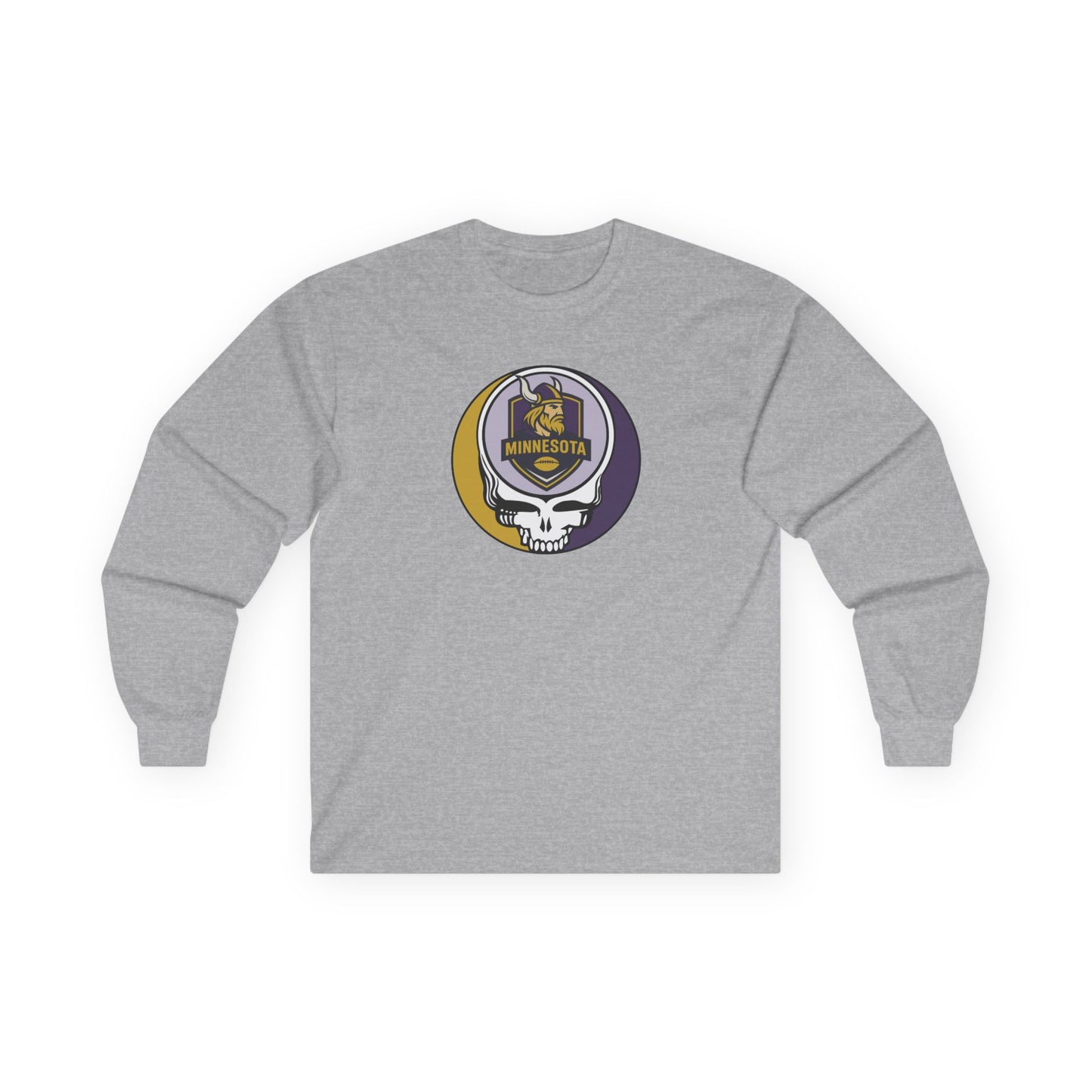 Minnesota Football Stealie Ultra Cotton Long Sleeve Tee - NFL