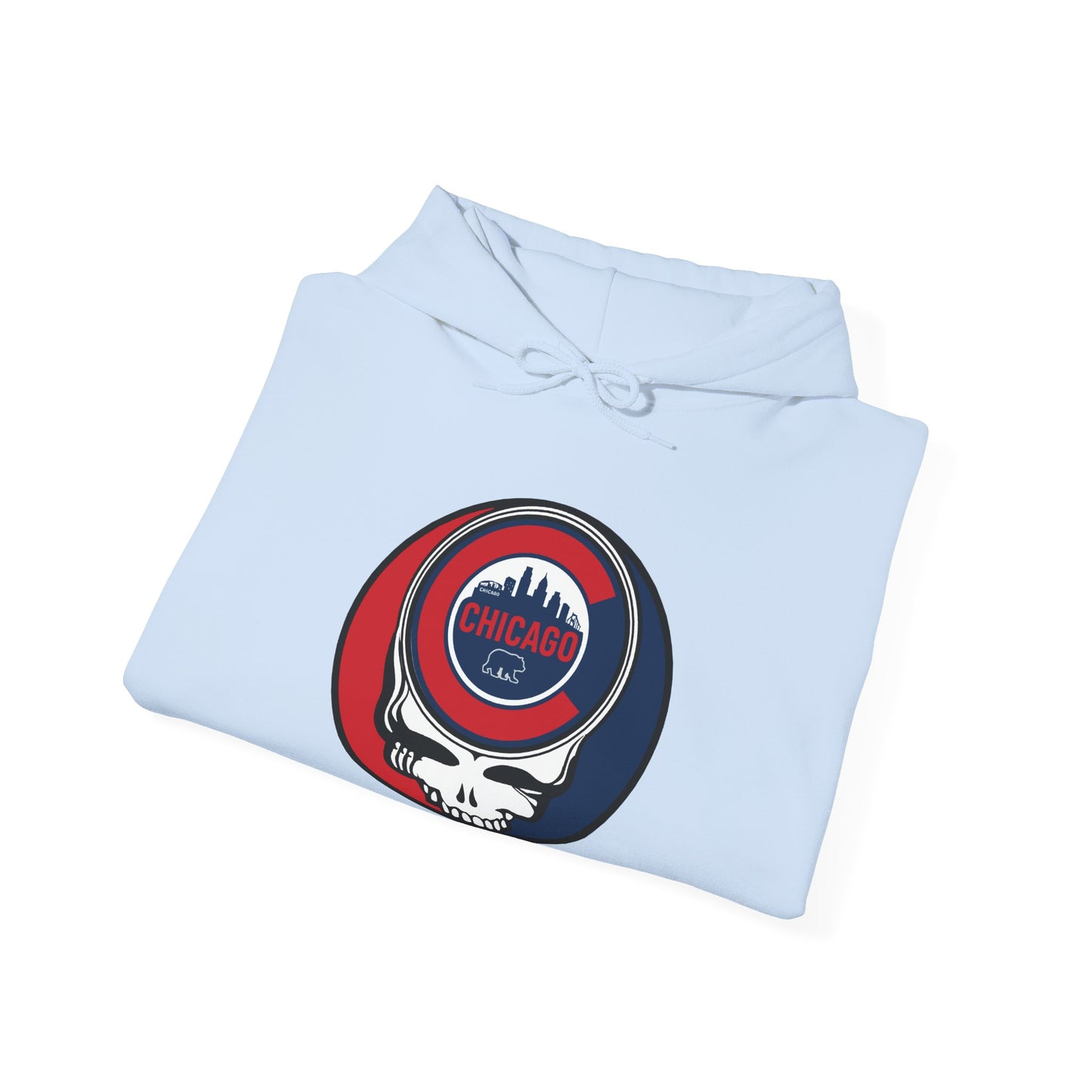 Chicago Cubs Grateful Dead Unisex Heavy Blend Hoodie - Hooded Sweatshirt