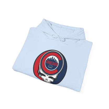 Chicago Cubs Grateful Dead Unisex Heavy Blend Hoodie - Hooded Sweatshirt