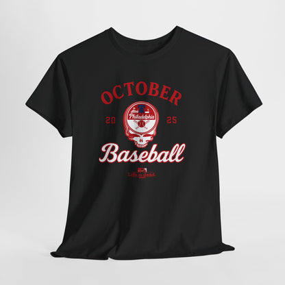 Philadelphia Phillies Playoffs 2025 Stealie Grateful Dead Tshirt