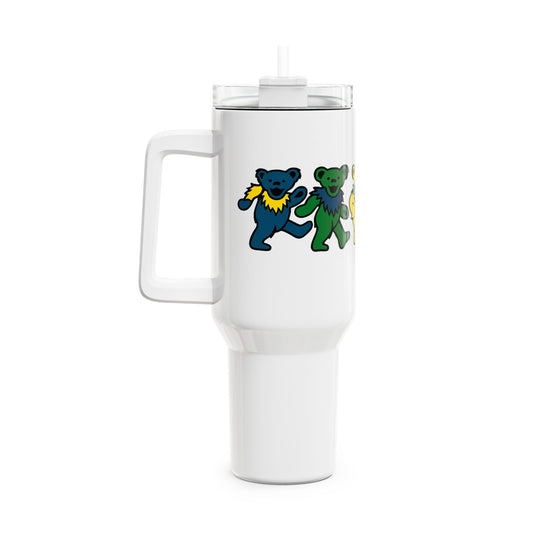 Dancing Bears "Fat Man" Tumbler,  Double Insulated 40oz Travel Mug