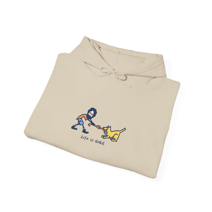 Life is dead. Jerry and His Best Friend Grateful Dead Unisex Hoodie