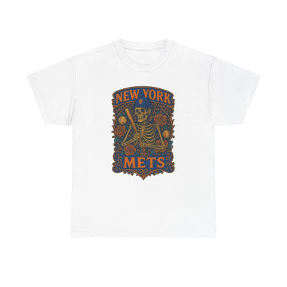 New York Mets Retro Poster Art T-shirt