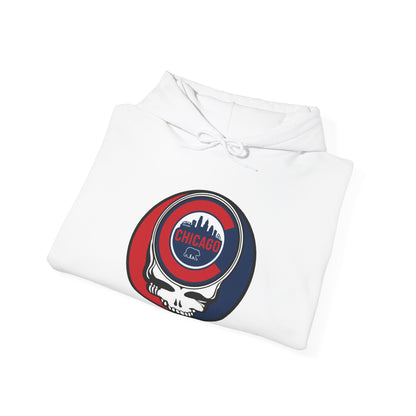Chicago Cubs Grateful Dead Unisex Heavy Blend Hoodie - Hooded Sweatshirt