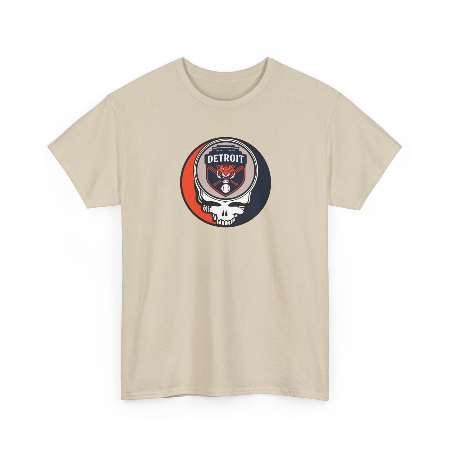 Detroit Tigers Grateful Dead Steal Your Face T-Shirt - MLB