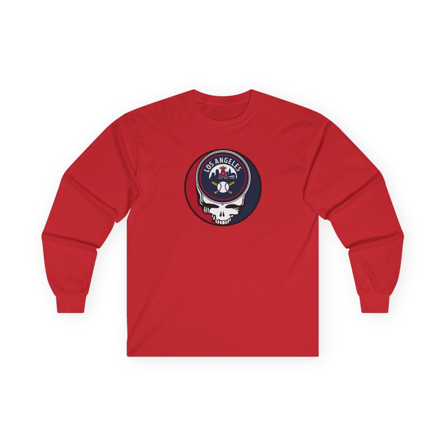 Los Angeles Angels Grateful Dead Long Sleeve Tee - MLB