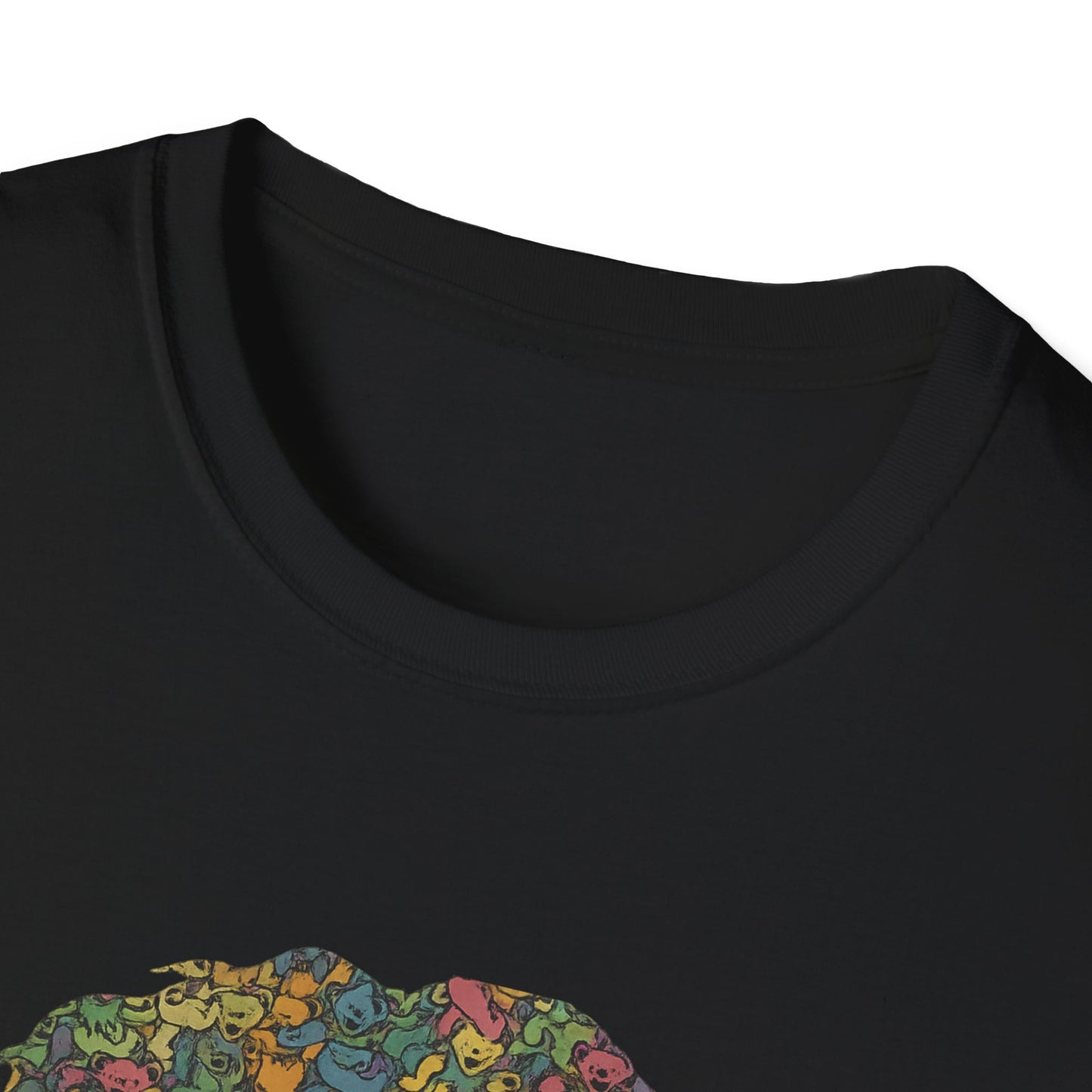 Jerry Garcia Dancing Bears Face - Vineyard Collection Grateful Dead TShirt