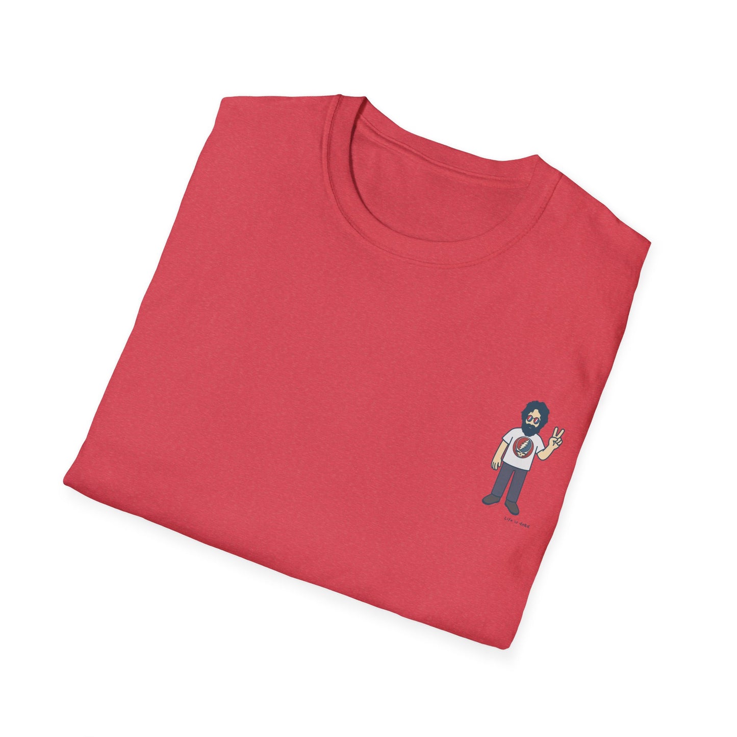 Peace Lovin' Jerry - Life is dead. Grateful Dead TShirt
