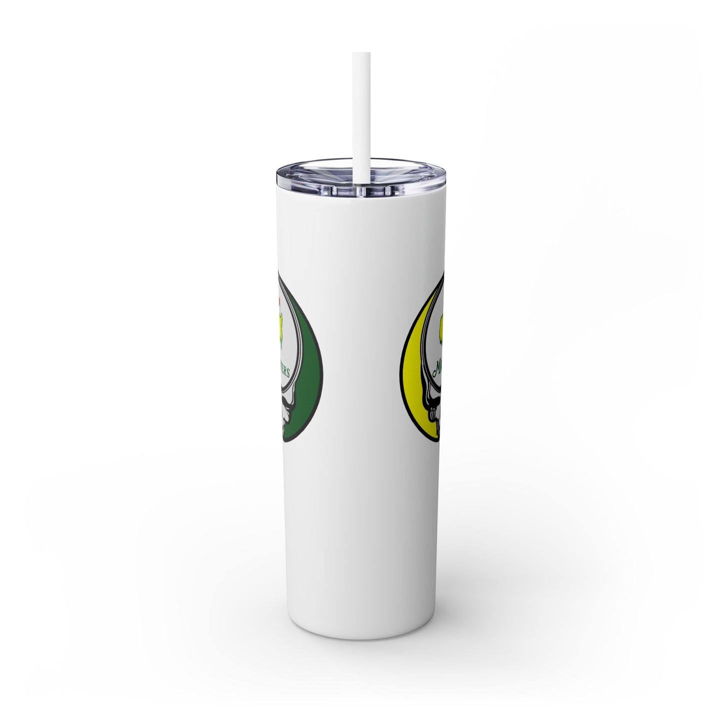 The Masters - Life is dead. Skinny Tumbler with Straw, 20oz