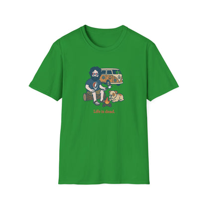 Campin' Jerry - Life is dead. Grateful Dead TShirt