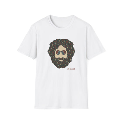 Skull & Roses Jerry Life is dead. T-Shirt