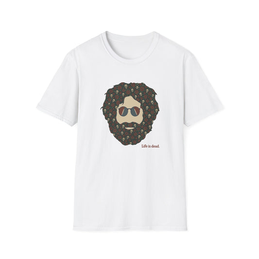 Skull & Roses Jerry Life is dead. T-Shirt