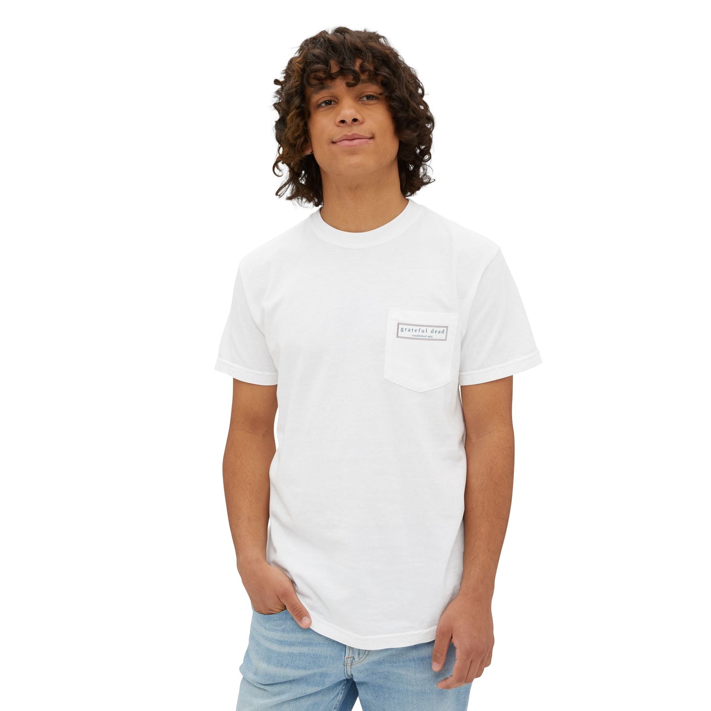 Grateful Dead Jerry Garcia Vineyard Collection Garment-Dyed Pocket T-Shirt