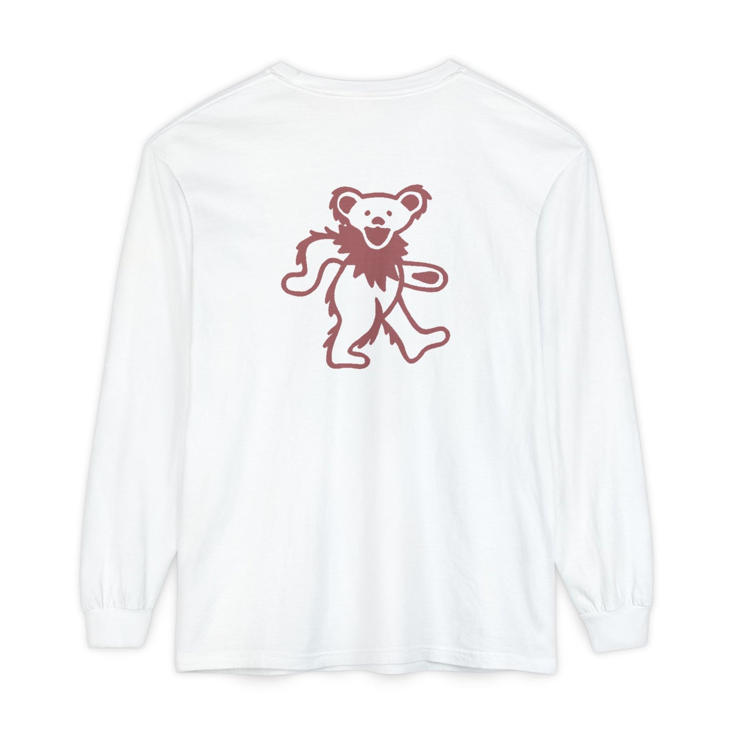 Grateful Dead Dancing Bear Two-Sided Vineyard Collection Garment-dyed Long Sleeve T-Shirt