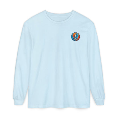 Twisted Stealie Two-Sided Vineyard Collection Garment-dyed Long Sleeve T-Shirt