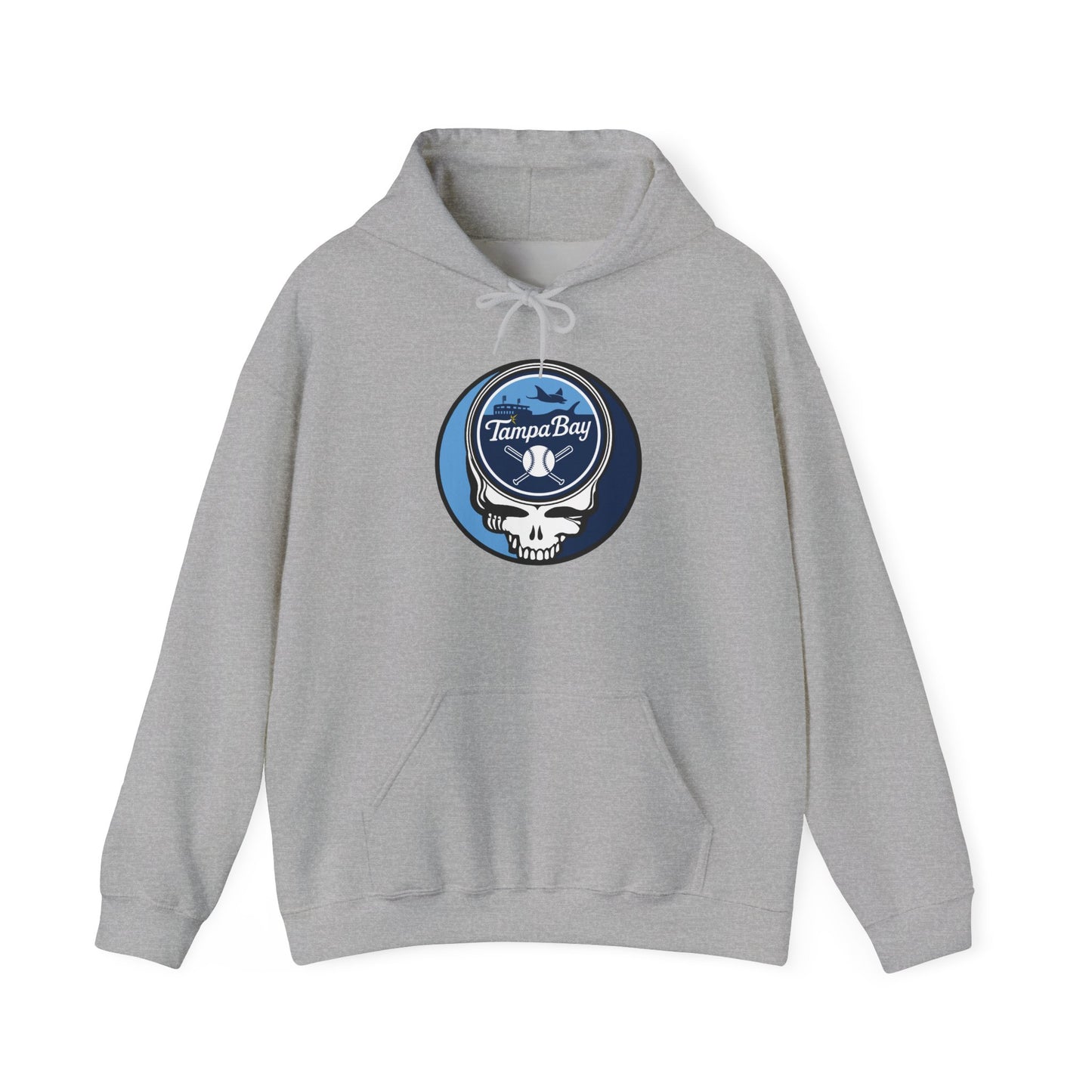 Tampa Bay Rays Grateful Dead Unisex Heavy Blend Hoodie - MLB
