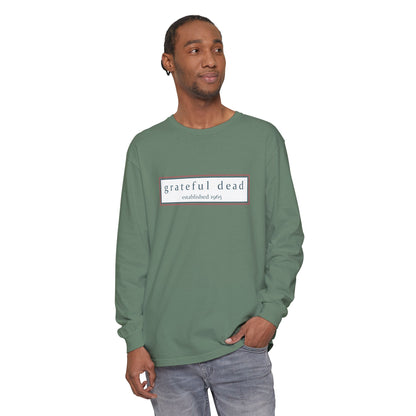 Grateful Dead Dancing Bear Two-Sided Vineyard Collection Garment-dyed Long Sleeve T-Shirt