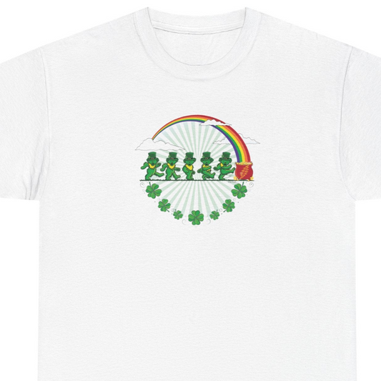 Lucky Leprechaun Bears Grateful Dead T-Shirt - St. Patricks Day