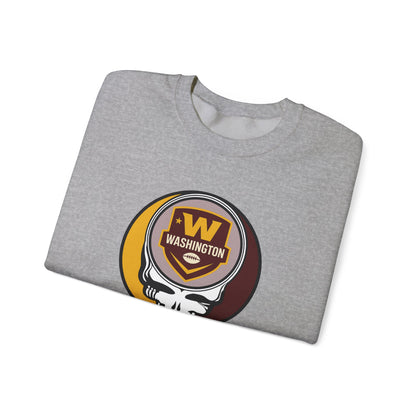 Washington Football Grateful Dead Stealie Crewneck Sweatshirt - NFL