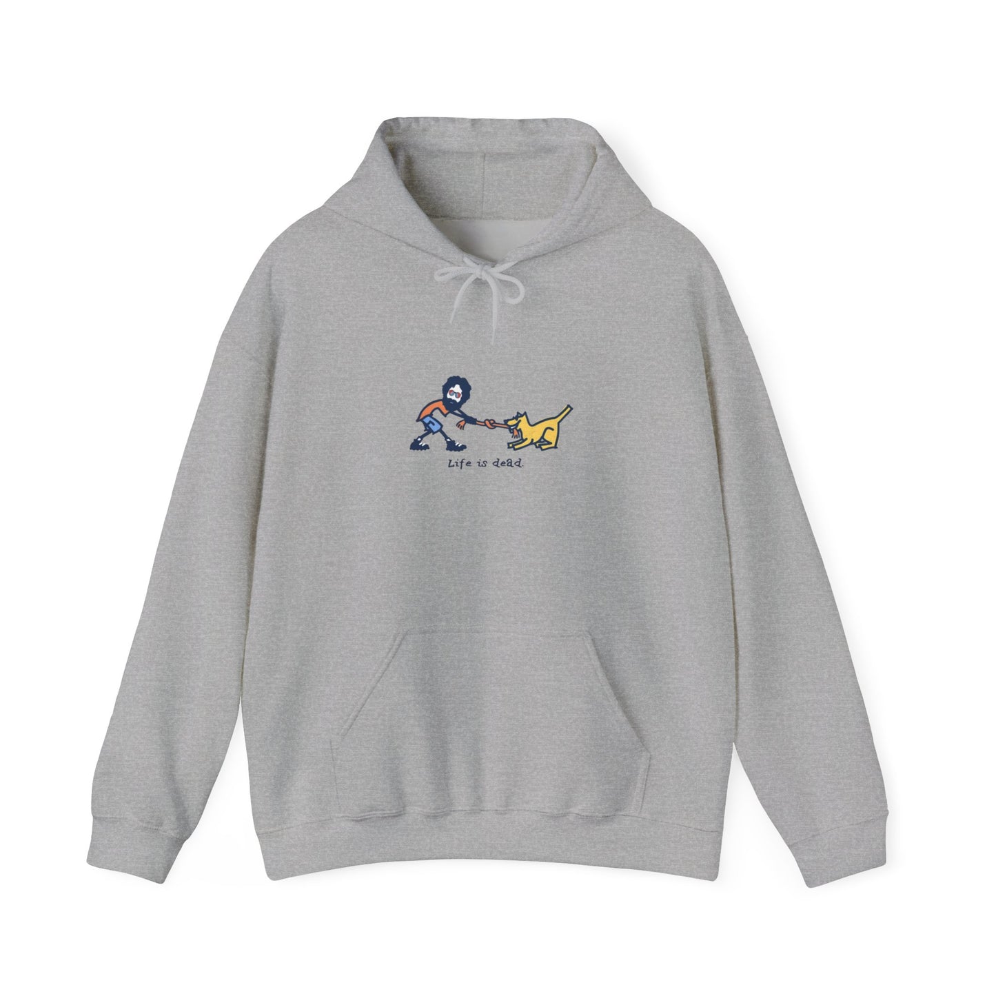 Life is dead. Jerry and His Best Friend Grateful Dead Unisex Hoodie