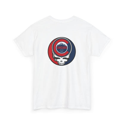 Chicago Cubs Two-Sided Grateful Dead Steal Your Face T-Shirt - MLB
