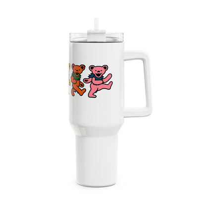 Dancing Bears "Fat Man" Tumbler,  Double Insulated 40oz Travel Mug