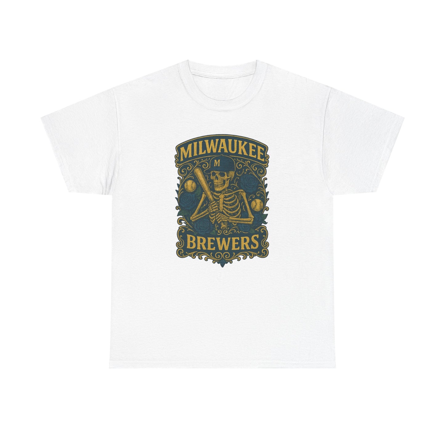 Milwaukee Brewers Retro Poster Art T-shirt