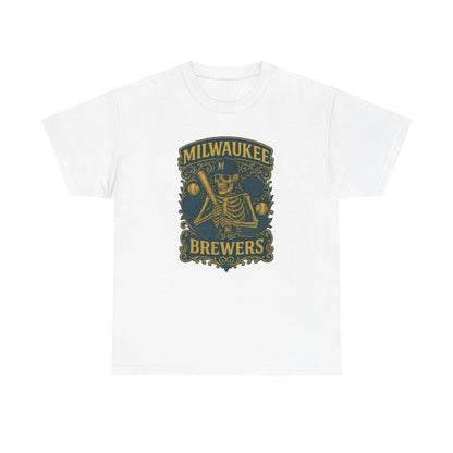 Milwaukee Brewers Retro Poster Art T-shirt