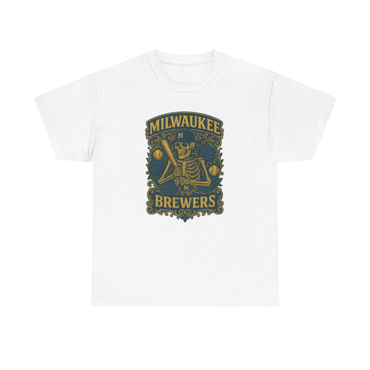 Milwaukee Brewers Retro Poster Art T-shirt