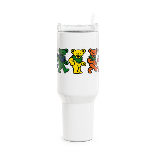 Dancing Bears "Fat Man" Tumbler,  Double Insulated 40oz Travel Mug