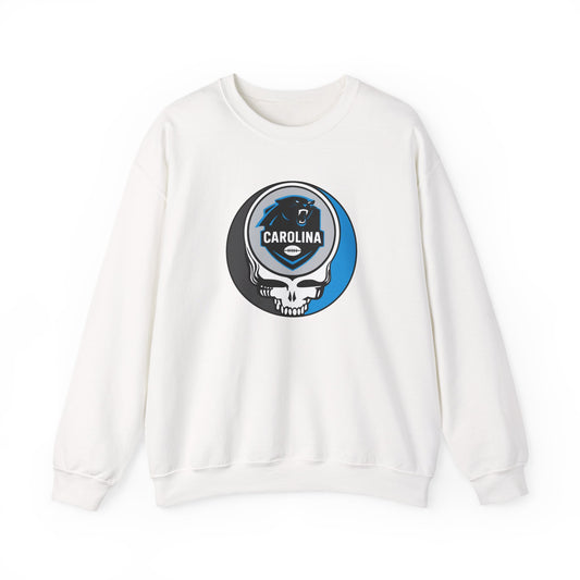 Carolina Football Stealie Grateful Dead Crewneck Sweatshirt - NFL