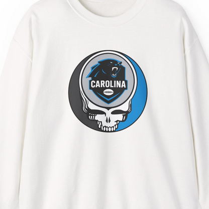 Carolina Football Stealie Grateful Dead Crewneck Sweatshirt - NFL