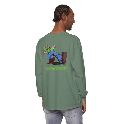 The Do-Dah Man Vineyard Collection Garment-Dyed Two-Sided Long Sleeve T-Shirt