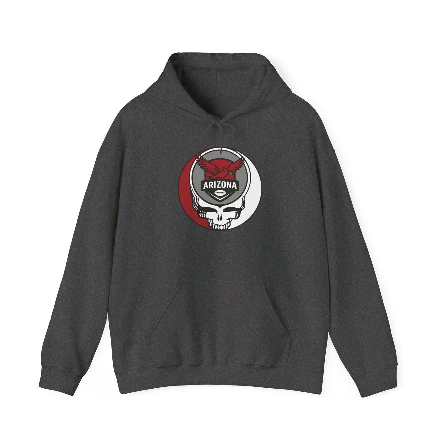 Arizona Cardinals Stealie Grateful Dead Hooded Sweatshirt - NFL