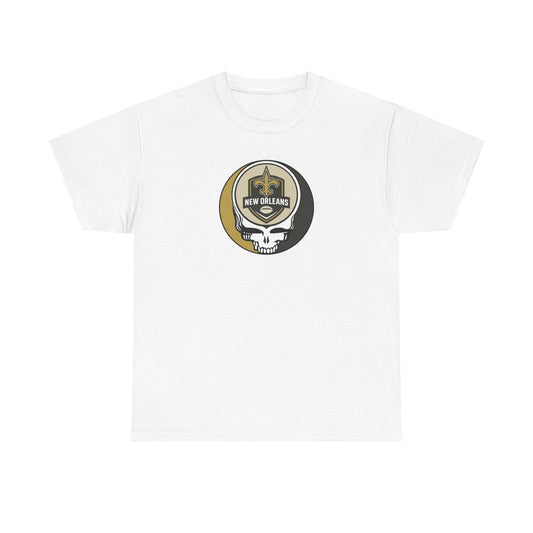 New Orleans Saints Stealie Grateful Dead Steal Your Face T-Shirt - NFL