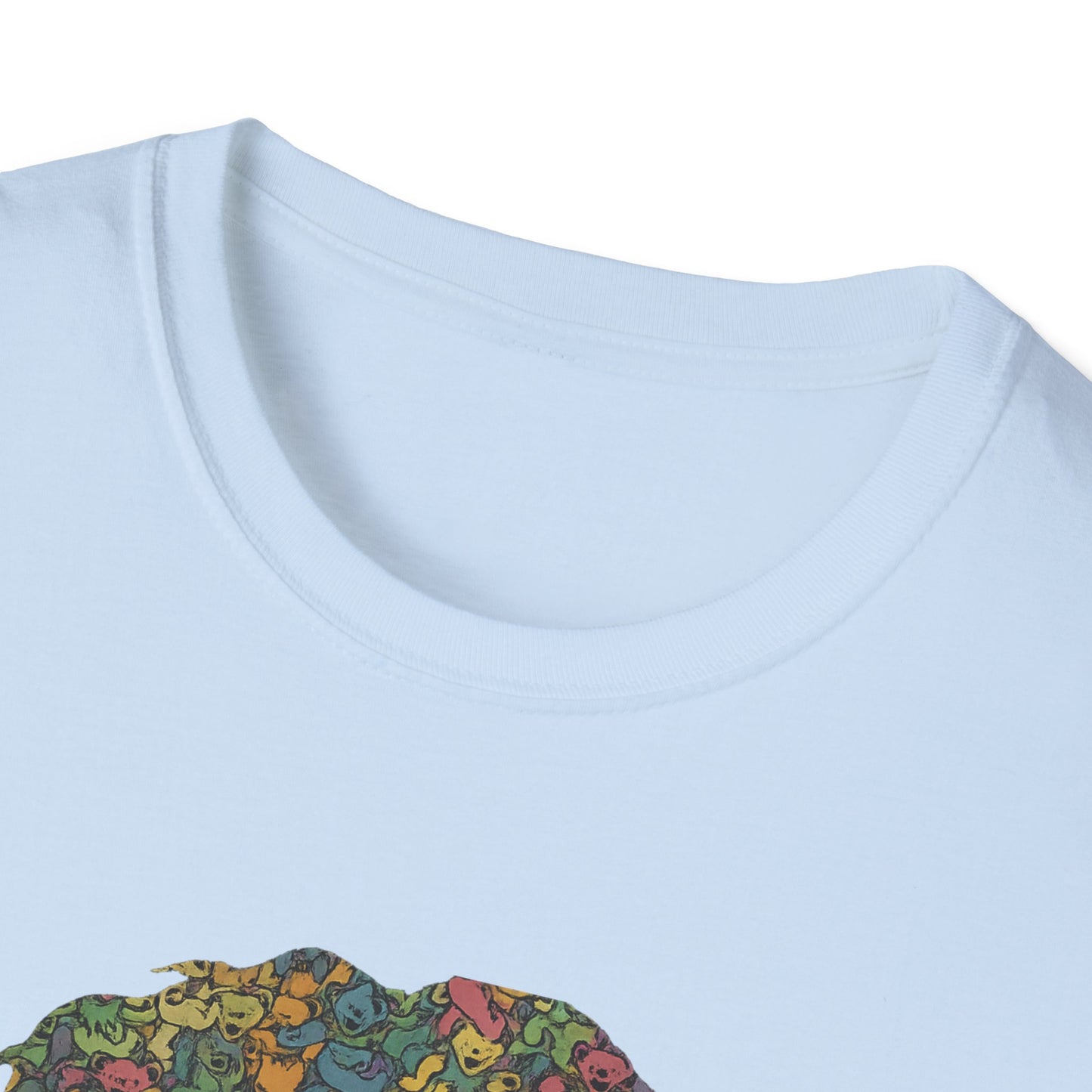 Jerry Garcia Dancing Bears Face - Vineyard Collection Grateful Dead TShirt