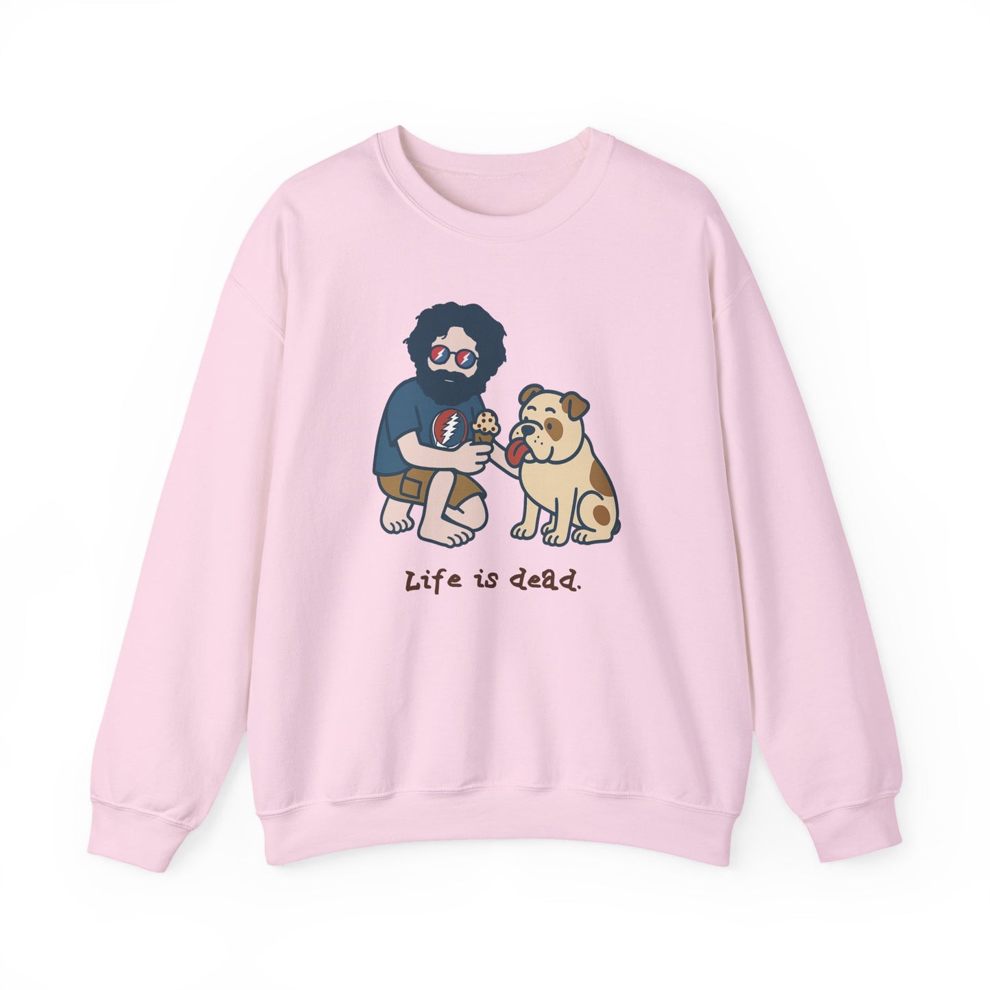 Jerry and Frank Are Sharin' | Life is dead. Crewneck Sweatshirt