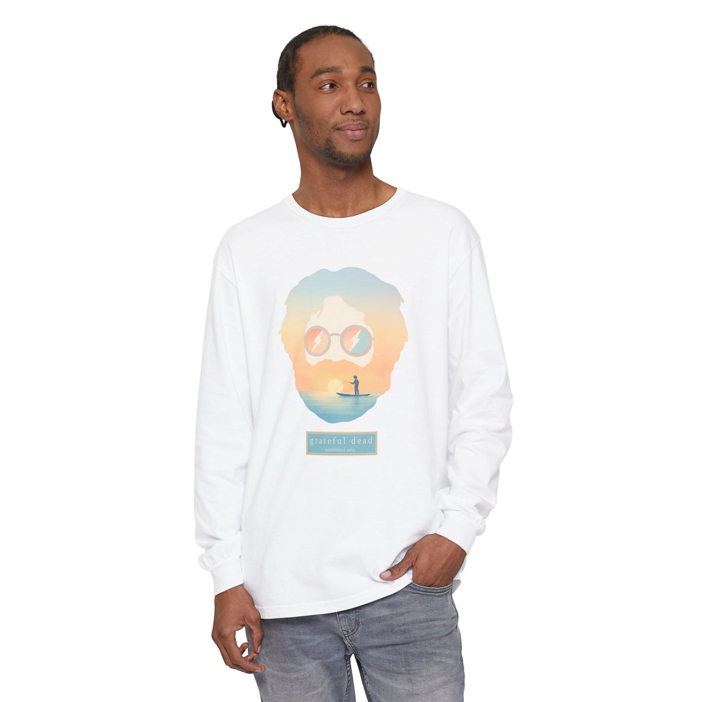 Tropical Jerry Vineyard Collection Garment-Dyed Long Sleeve