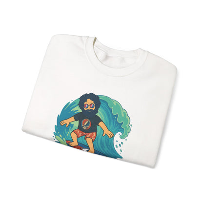 Surfing Jerry Life is dead. Crewneck Sweatshirt