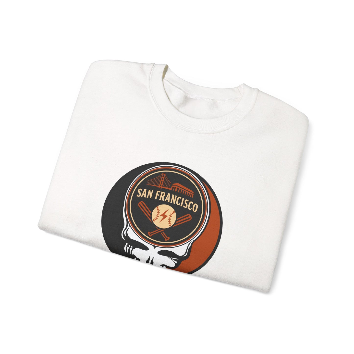 San Francisco Giants Grateful Dead Stealie Crewneck Sweatshirt - MLB